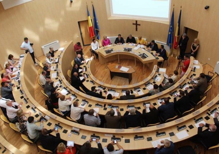 Scandal la ședința Consiliului Județean Sibiu în care se discută bugetul pentru 2020