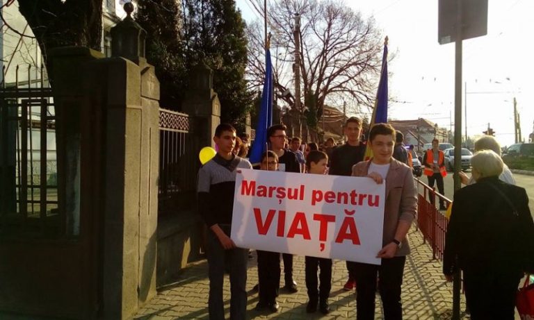 Marșul pentru Viață se desfășoară în 24 martie