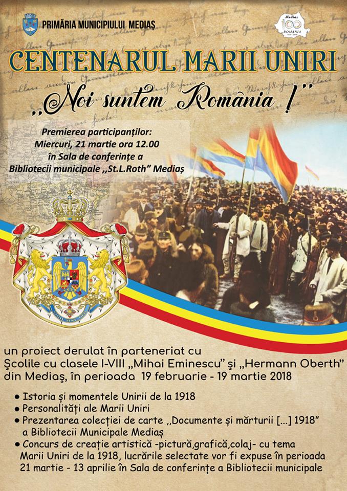 „Noi Suntem România”, la Biblioteca Municipală „Stephan Ludwig Roth”