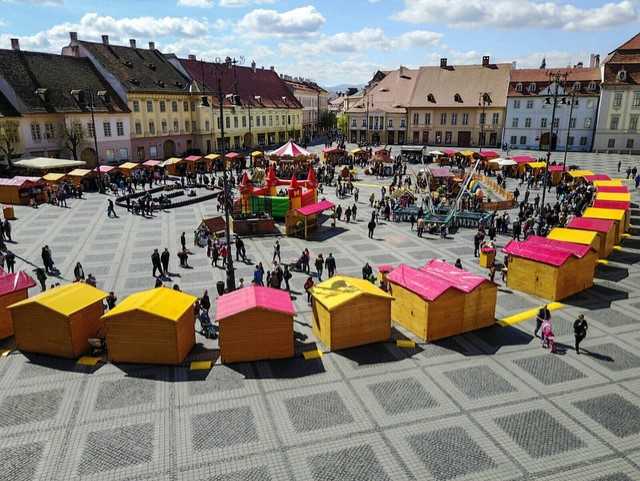 Vineri se deschide Târgul de Paști din Sibiu, cea mai mare ediție de până acum
