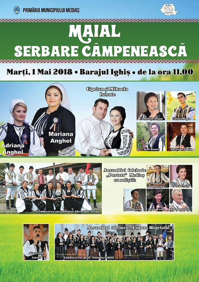 Petrecere câmpenească de 1 Mai, la Mediaș