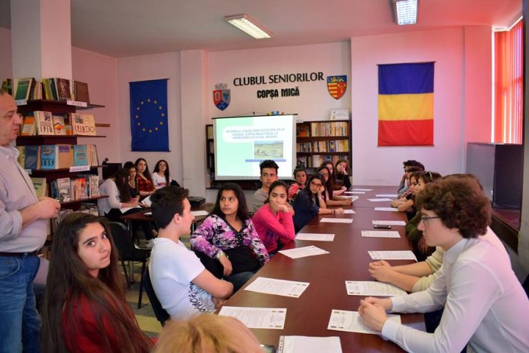 FOTO – Proiectul “Eu Selectez!” a început la Copșa Mică