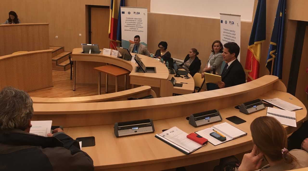 Instruire despre achizițiile publice la Consiliul Județean Sibiu
