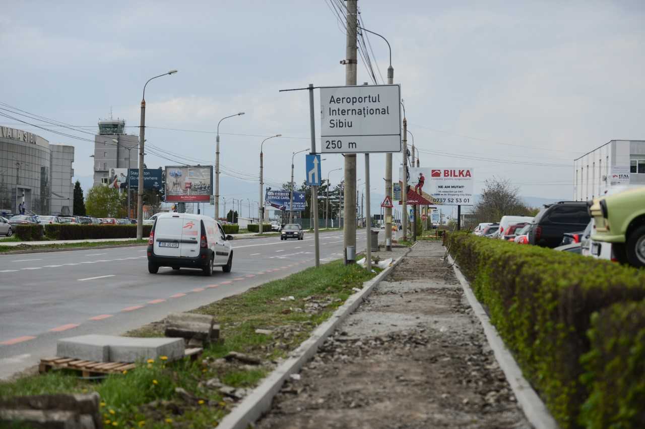 FOTO – Au început lucrările de reparații pe șoseaua Alba Iulia