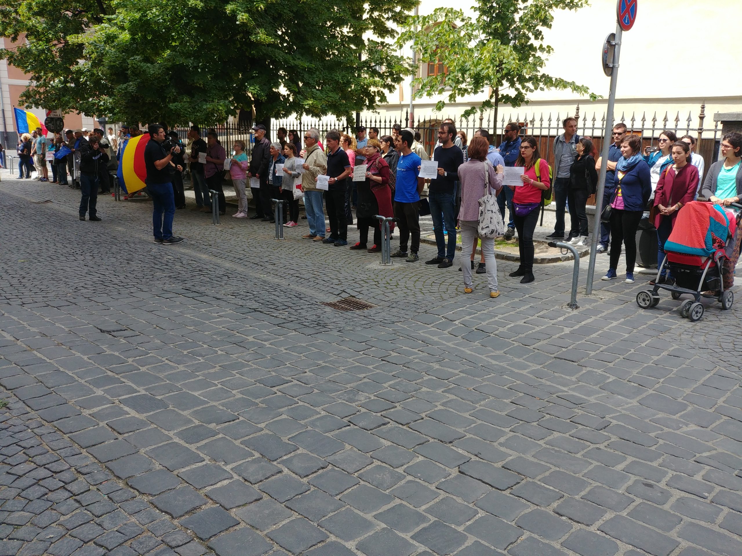 Flashmob de solidaritate cu magistratii