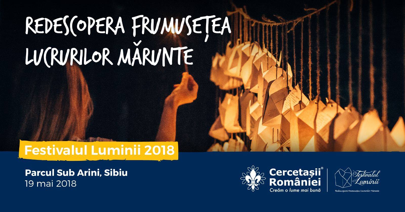 Sibienii sunt asteptati sambata la „Festivalul Luminii” in parcul Sub Arini
