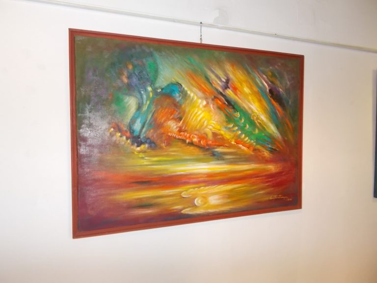 FOTO – Ion Constantinescu prezintă expoziția „Rolul și rostul lucrurilor”