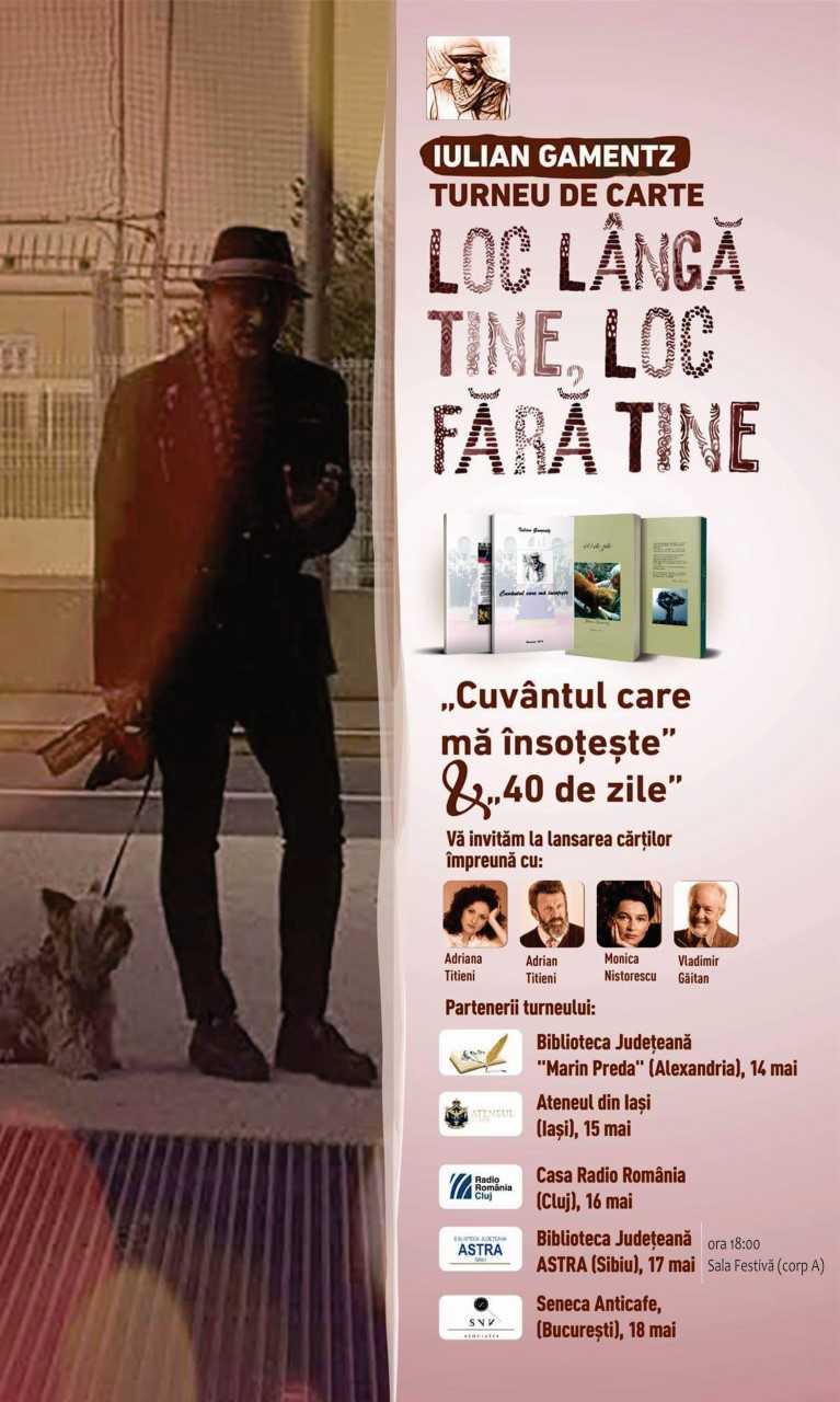 Julian Gamentz își lansează două volume la Sibiu