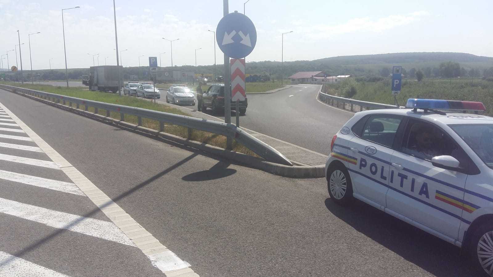 Acțiune pe autostradă. Ce au descoperit polițiștii rutieri