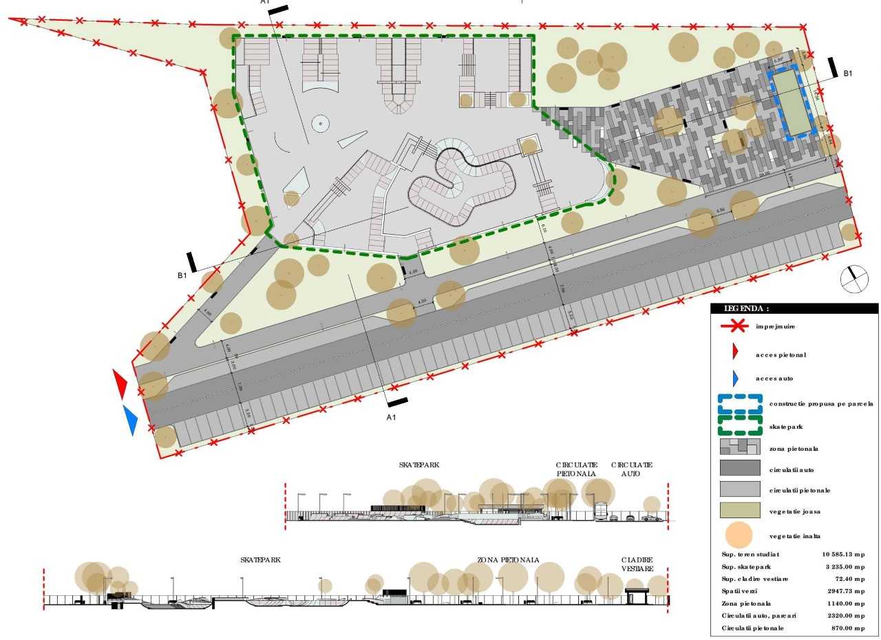 Primăria Sibiu a demarat achiziția pentru construcția noului skate park din zona Pieței Obor