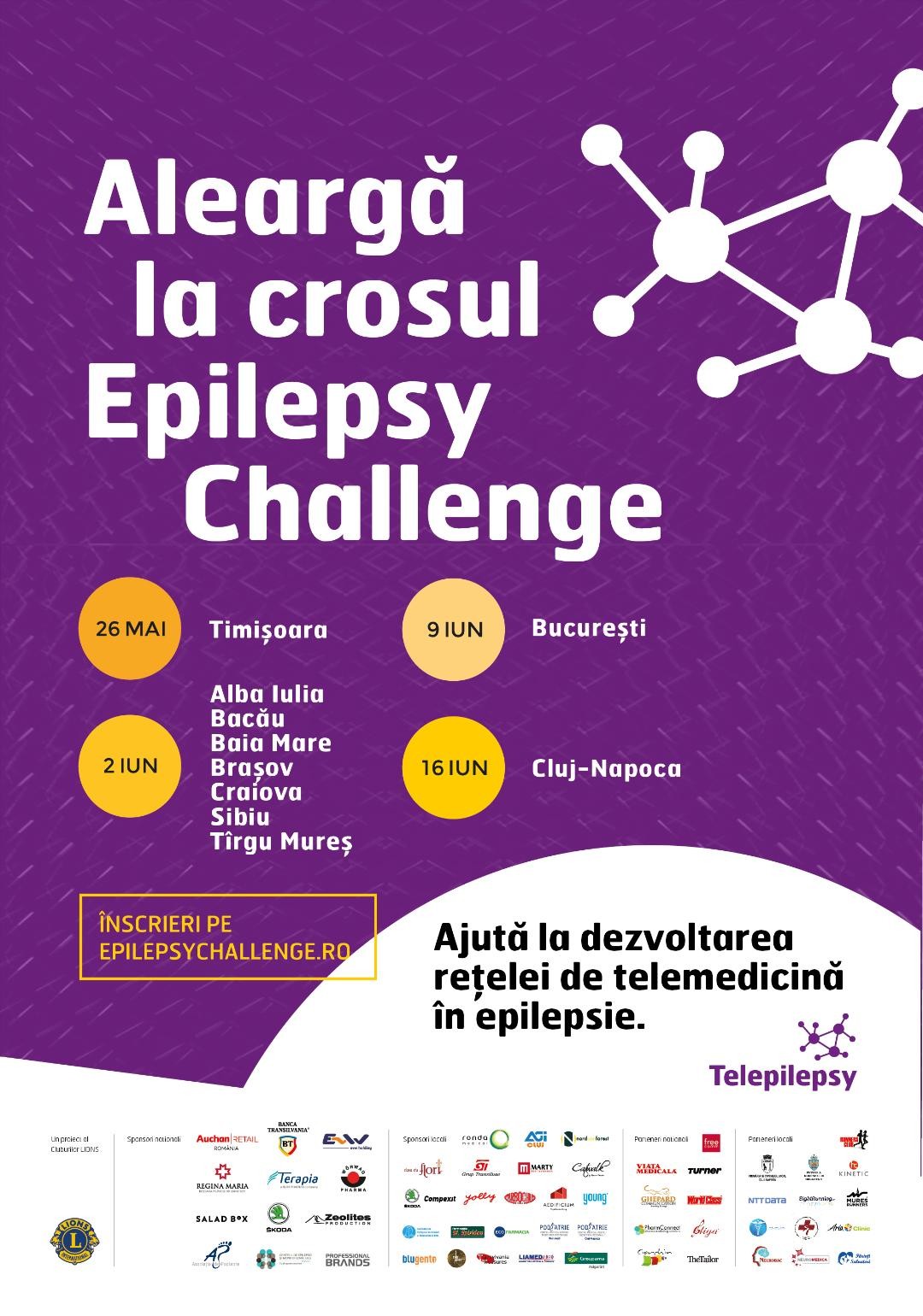 Cel mai mare cros pentru Epilepsie îşi dă startul în Romania