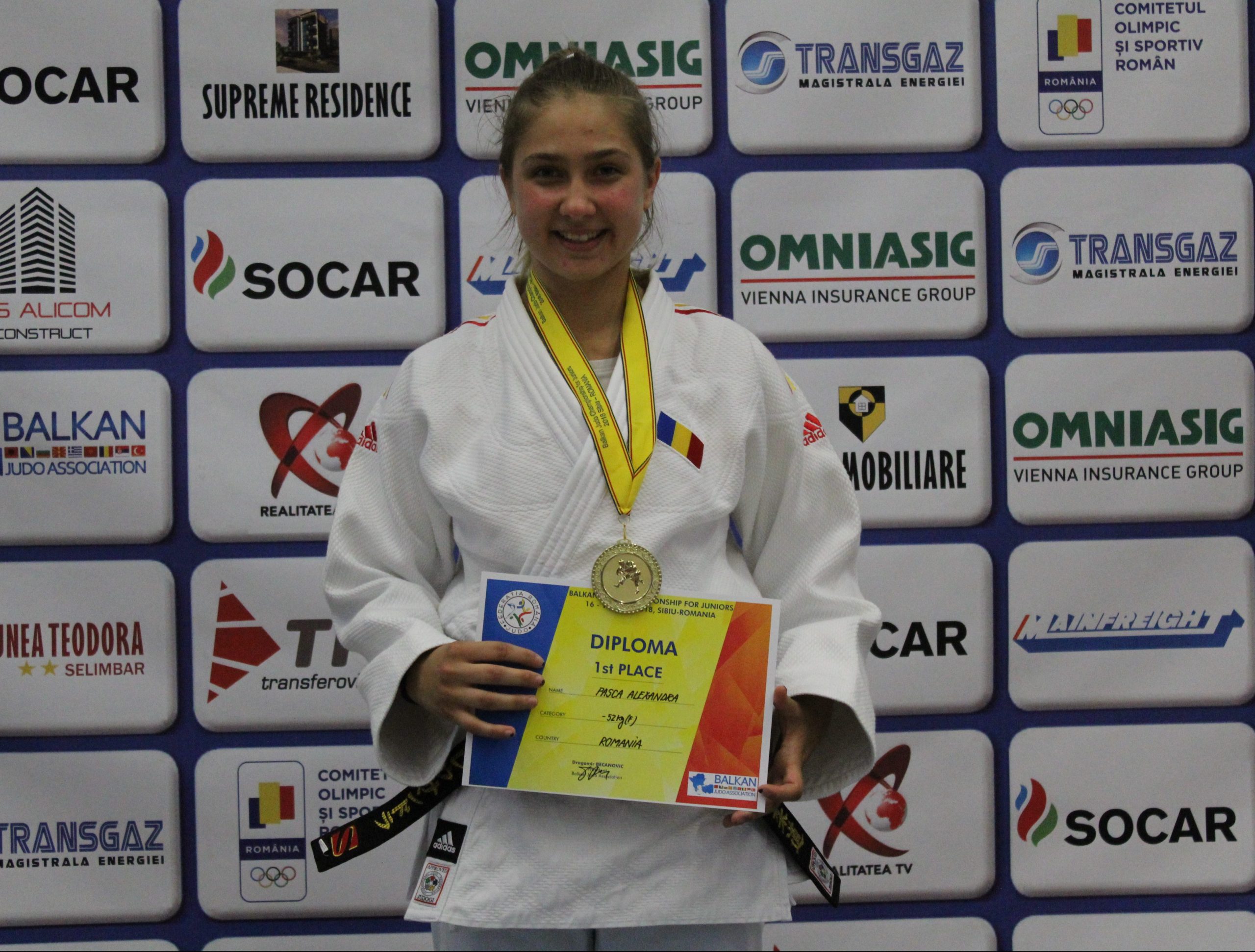 Alexandra Pașca a devenit campioană balcanică