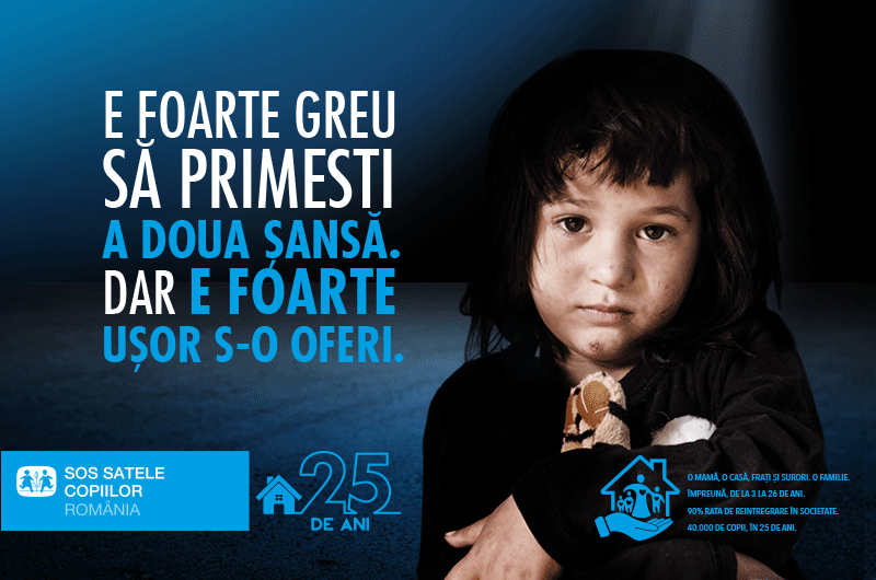 VIDEO: „A DOUA ȘANSĂ”, o campanie SOS Satele Copiilor România