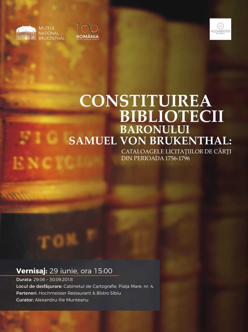 Expoziție inedită în Cabinetul de Cartografie al Palatului Brukenthal
