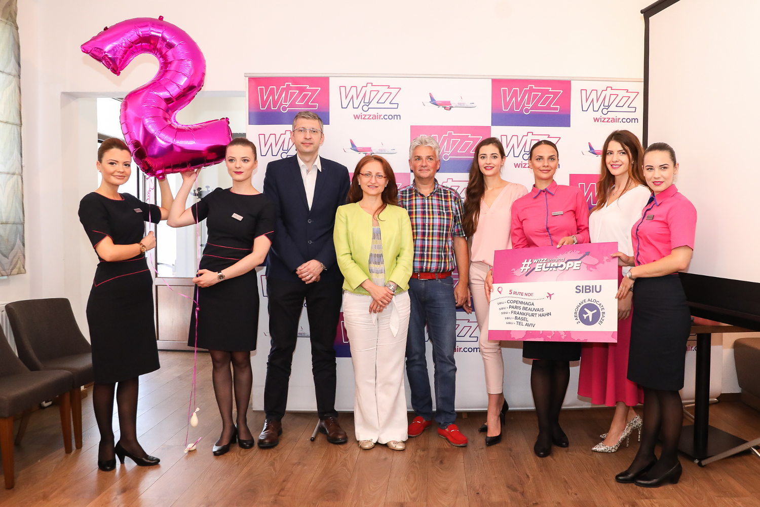 Wizz Air aloca Sibiului o a doua aeronava si pune la dispozitia calatorilor 5 noi destinatii de zbor