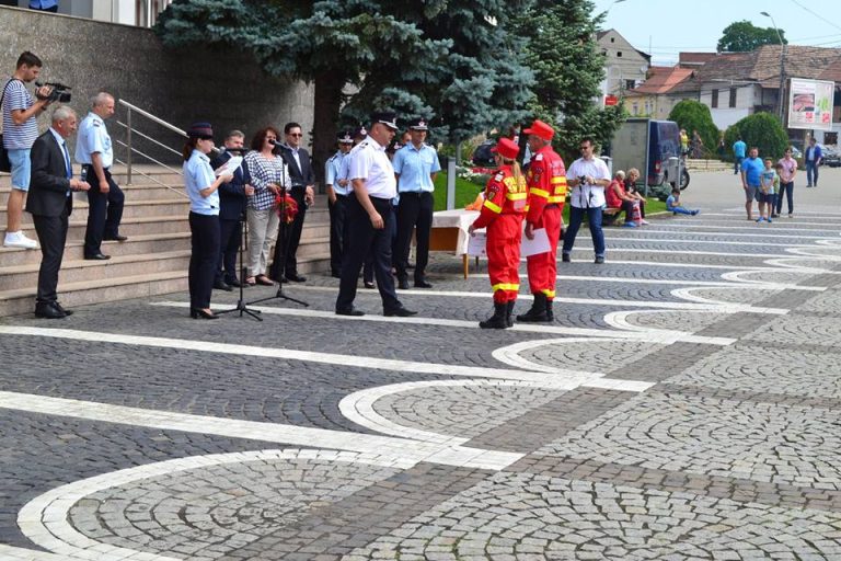 FOTO – ISU SIBIU a sărbătorit 10 ani de SMURD la Mediaș