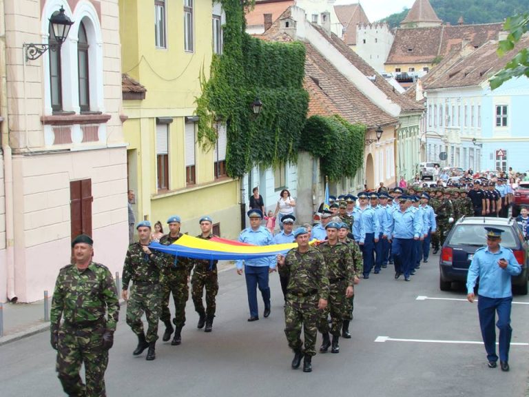 FOTO – Ziua Drapelului Național, celebrată la Mediaș