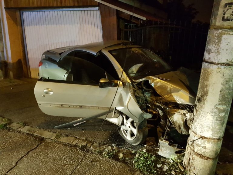 FOTO – Fără permis și băut și-a făcut mașina praf într-un accident rutier