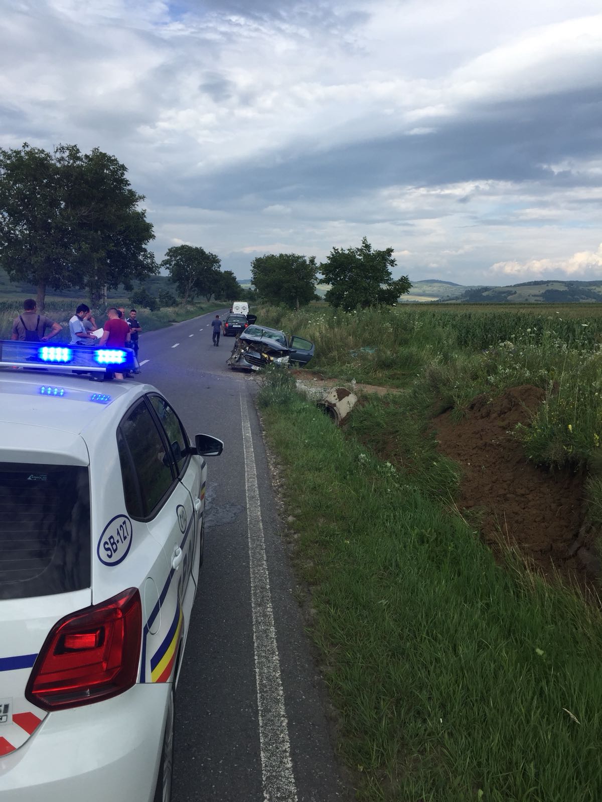 Accident în apropiere de Daia, un tânăr de 19 ani a ajuns la spital în stare gravă