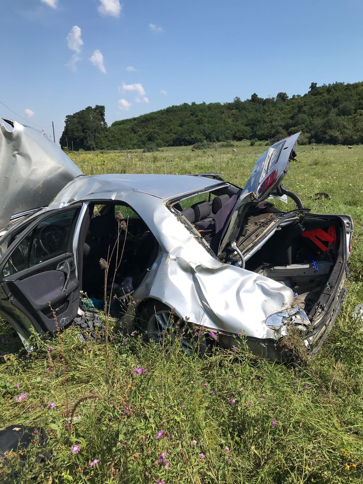 Accident cu două victime pe DN 14, în localitatea Hoghilag