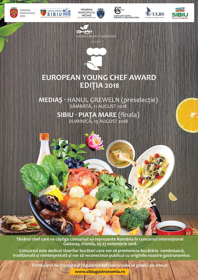 Concurs European Young Chef Award, la Mediaș și Sibiu
