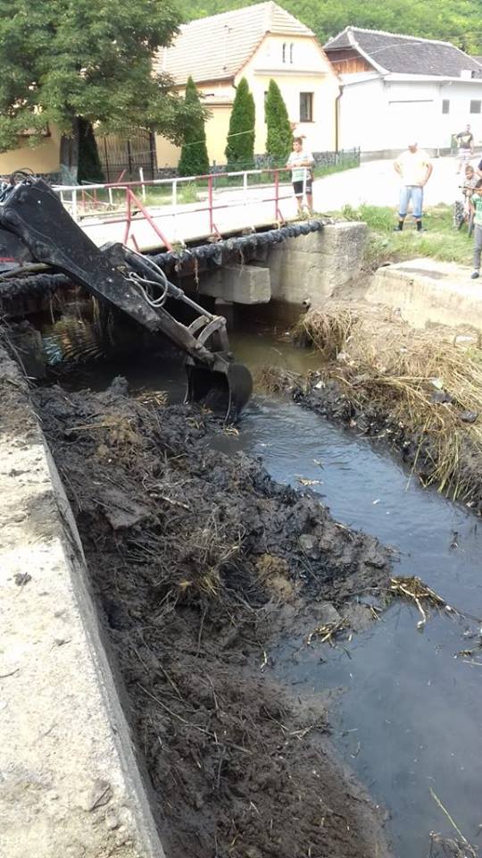 Poduri și drumuri consolidate la Copșa Mică pentru prevenirea inundațiilor