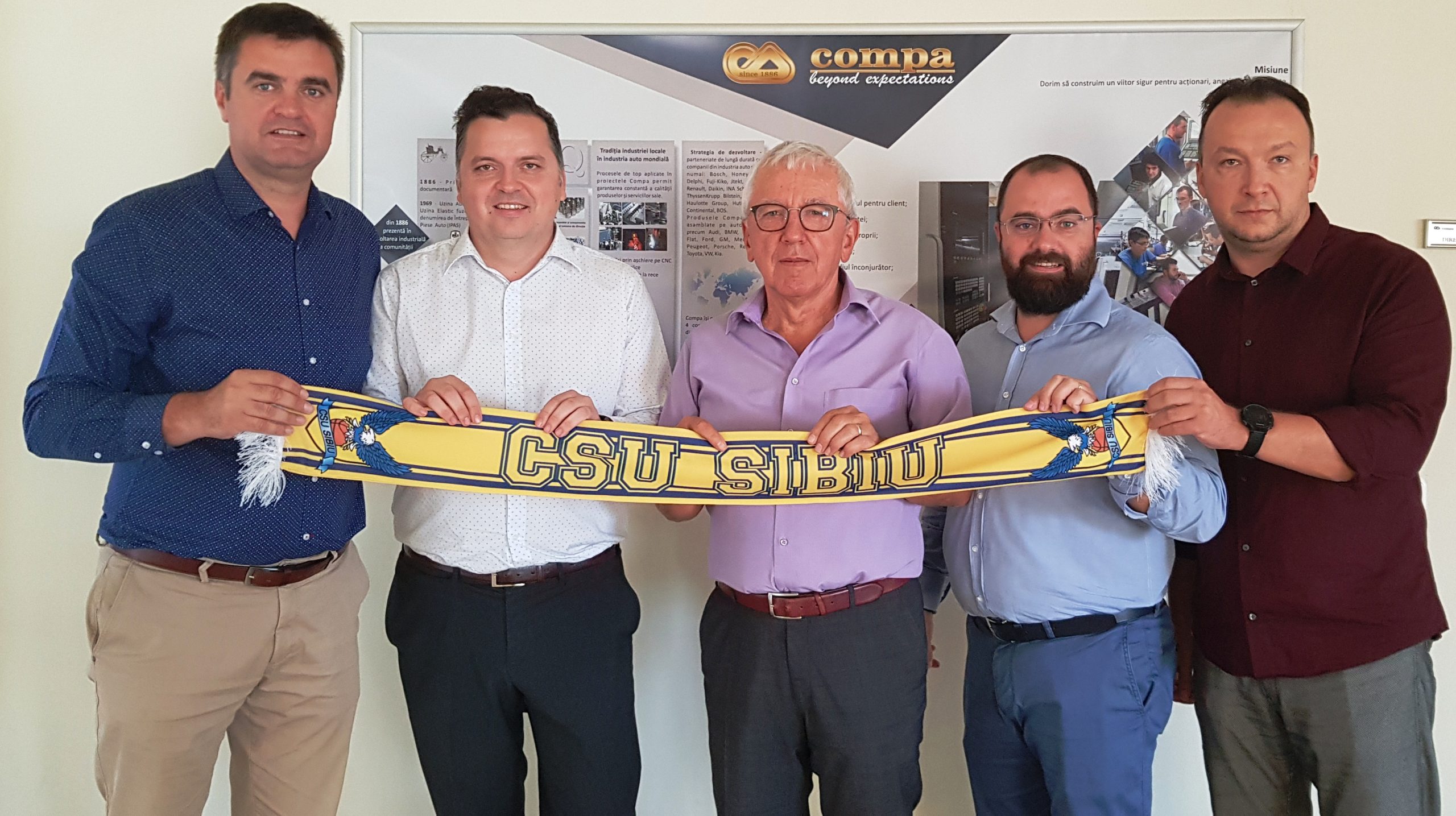 O nouă companie vine alături de CSU Sibiu
