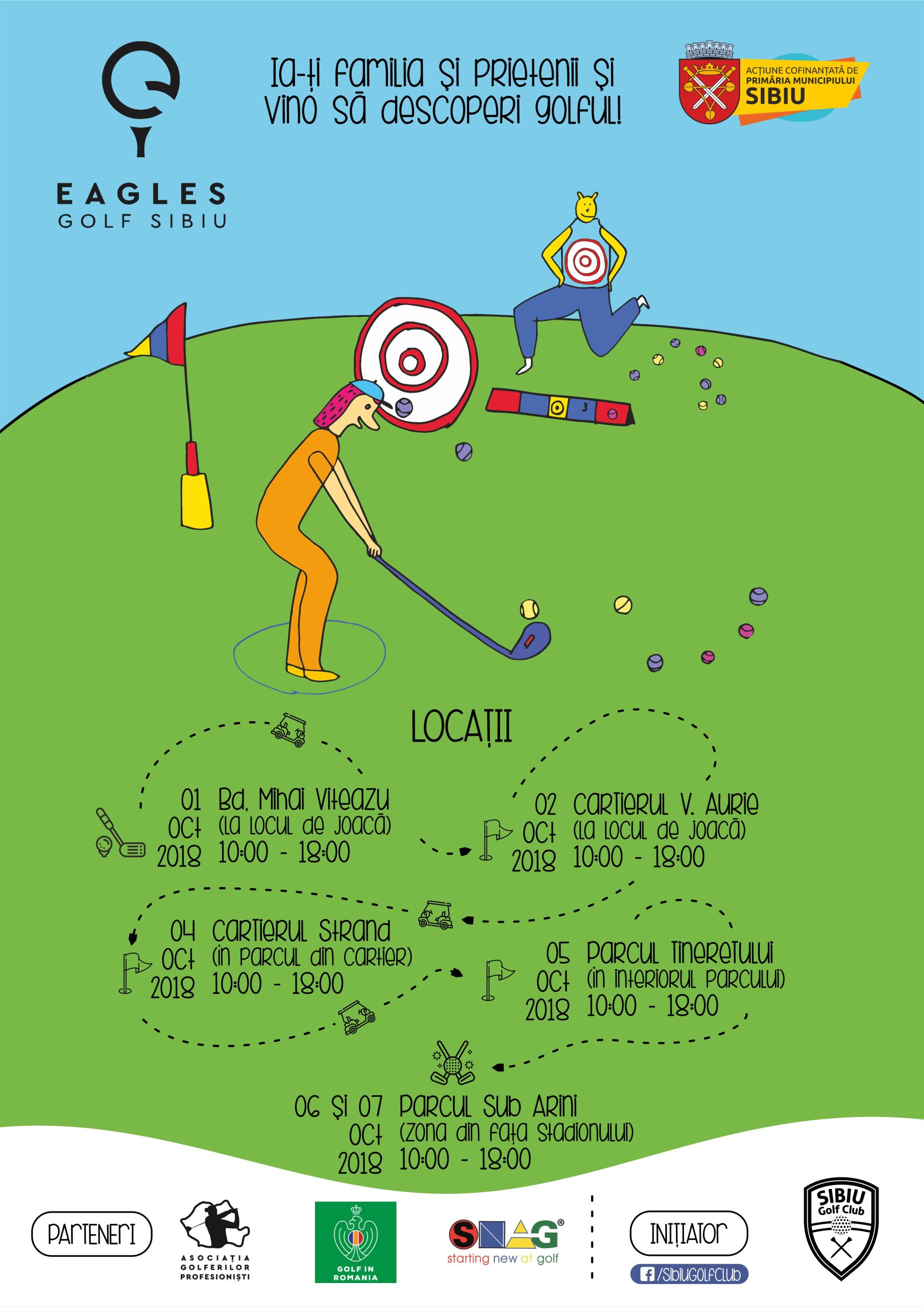 O săptămână dedicată golfului și timpului petrecut în familie, în octombrie