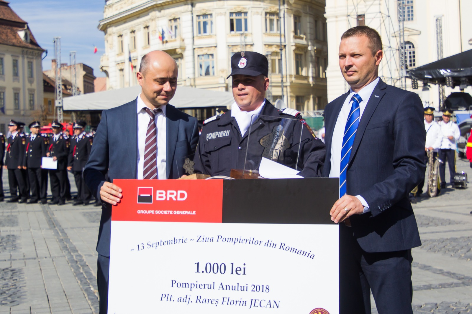 Seful Garzii de Interventie Agnita, desemnat Pompierul Anului