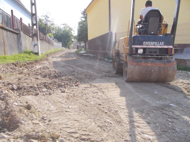 Lucrări la străzile din Axente Sever și Agârbiciu