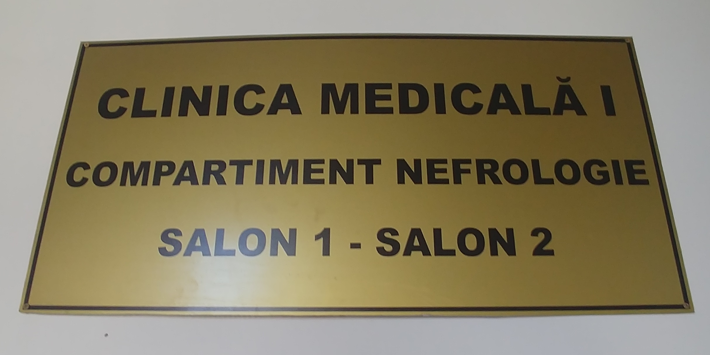 Investitii de 130.000 de lei pentru saloanele de la Sectia de Nefrologie