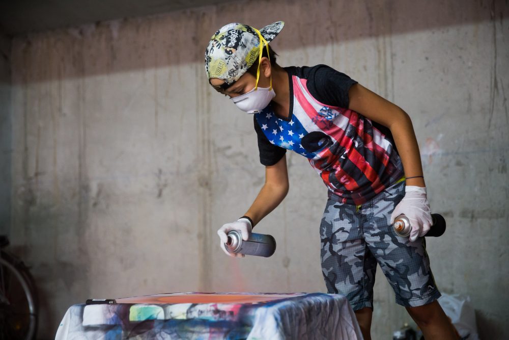 Galerie foto: Spray Paint, arta stradală a unui puști de 12 ani