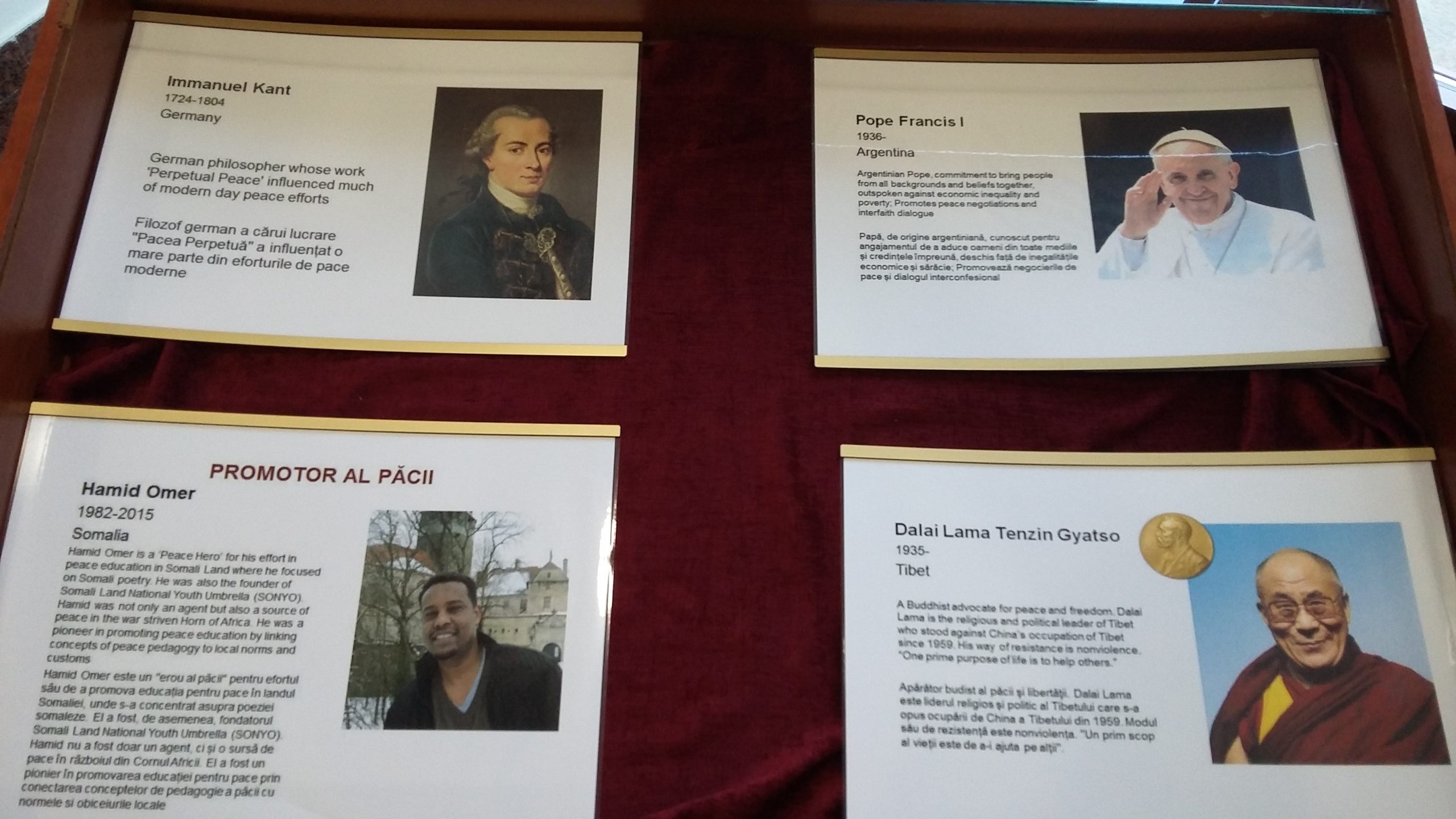 Biblioteca Județeană ASTRA Sibiu găzduiește primul Muzeu al Păcii din Europa de Sud-Est – Muzeul Păcii România (Peace Museum Romania)