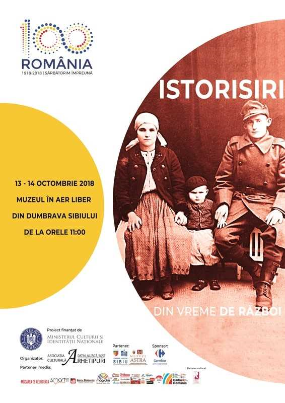 „Istorisiri din vreme de război” la Muzeul în Aer Liber din Dumbrava Sibiului