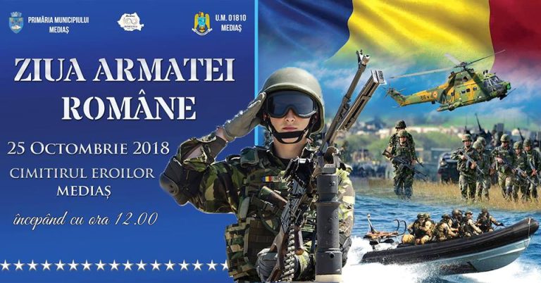 Ziua Armatei Române va fi sărbătorită și la Mediaș