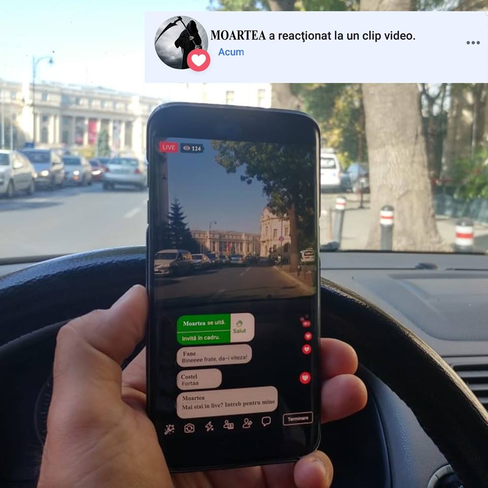 MAI a lansat o campanie impotriva live-urilor la volan