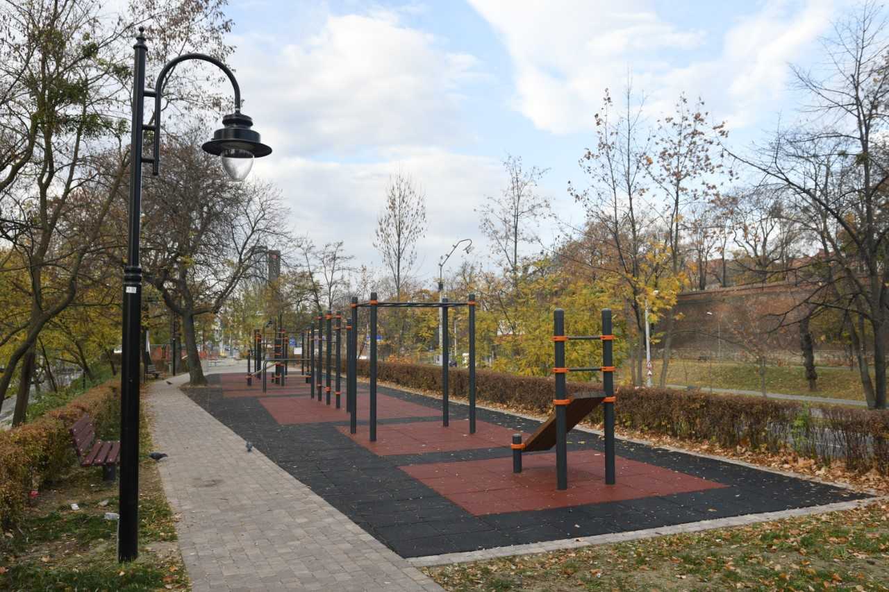 FOTO – Parc nou pe Bulevardul Corneliu Coposu din Sibiu