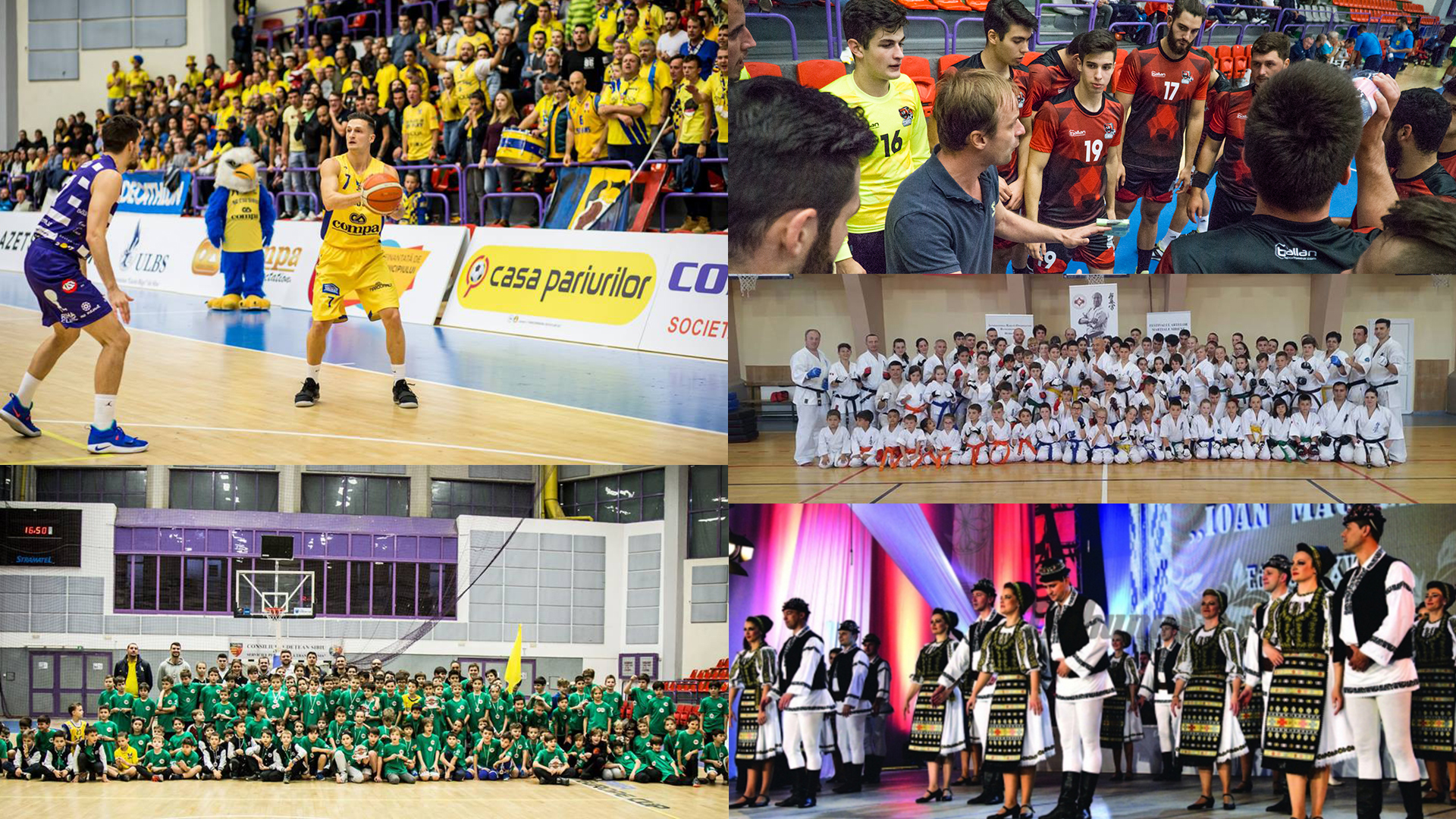 Noiembrie, lună plină de evenimente sportive la Sala Transilvania!