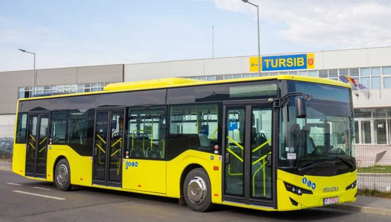 FOTO – Cum arată noile autobuze ale Tursib. Acestea vor fi prezentate vineri, în Piața Mare
