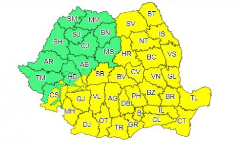 Vine iarna!!! Cod galben de ninsori si vreme rece