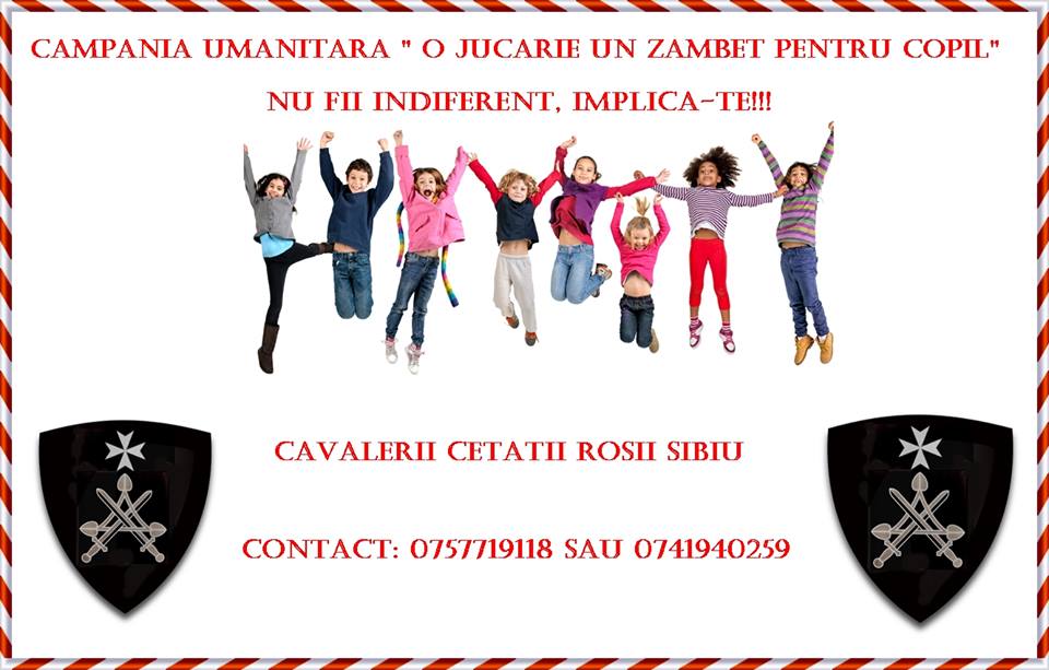 Donează o jucărie pentru a aduce zâmbetul unui copil!