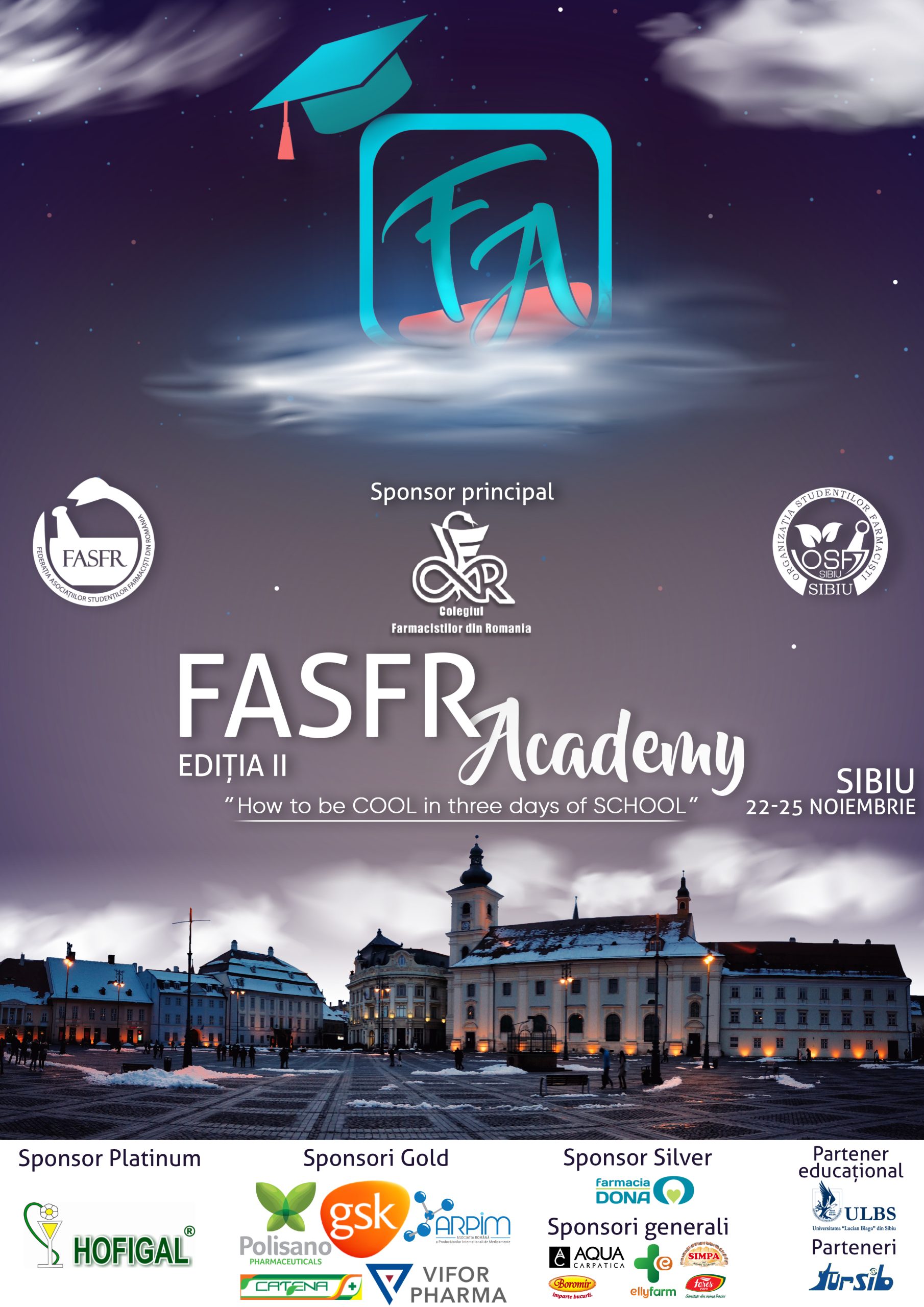 Studenții Farmaciști din toată țara se reunesc la Sibiu pentru FASFR Academy.