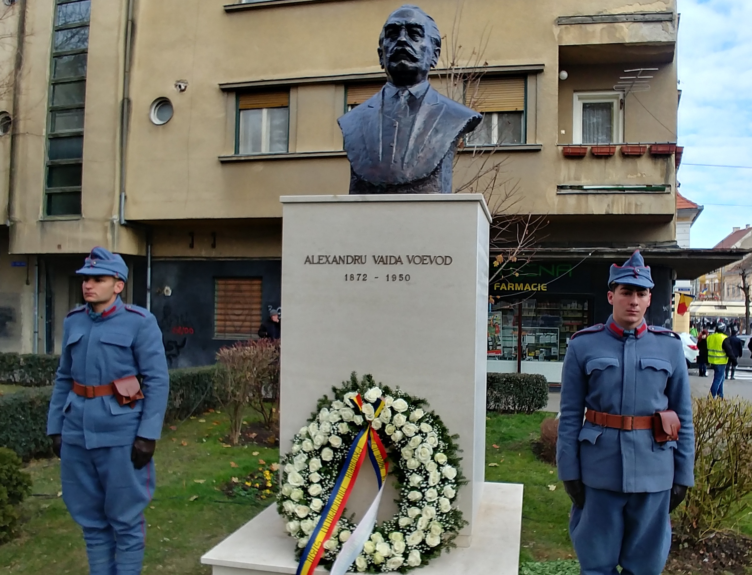 Bustul lui Alexandru Vaida-Voevod, dezvelit in Parcul Astra