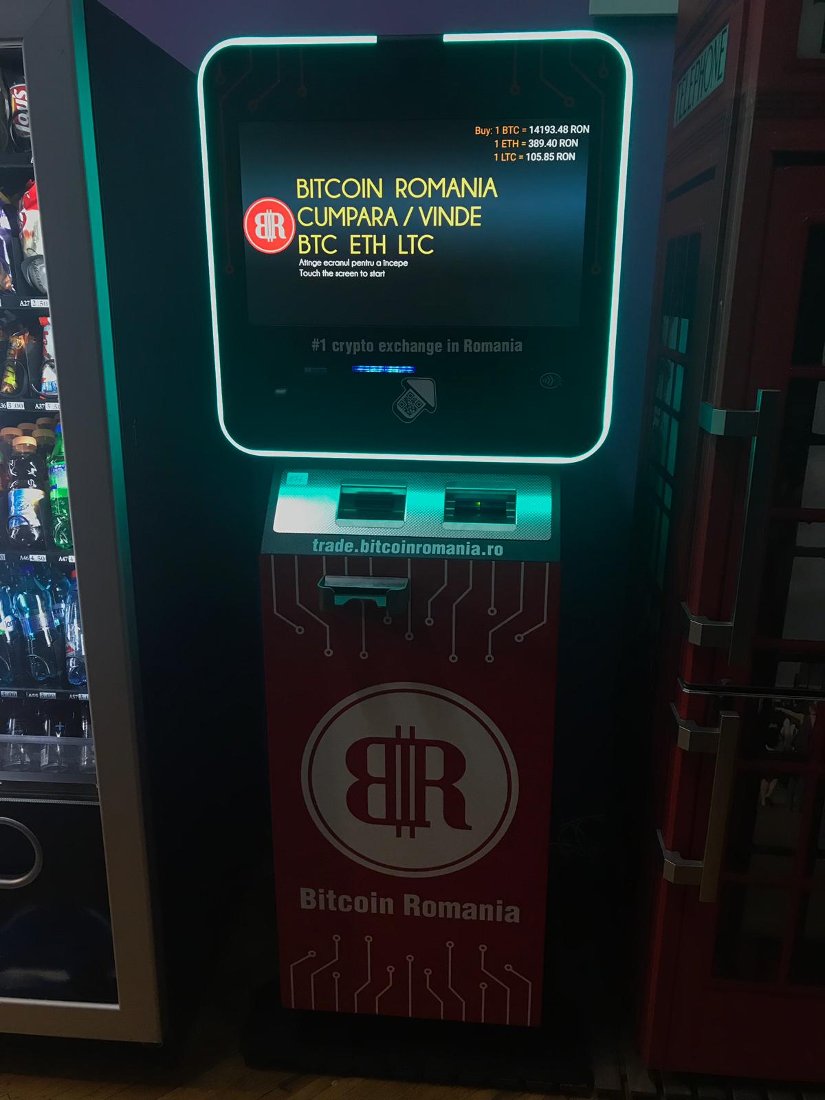 Primul bancomat pentru monede virtuale instalat la Sibiu
