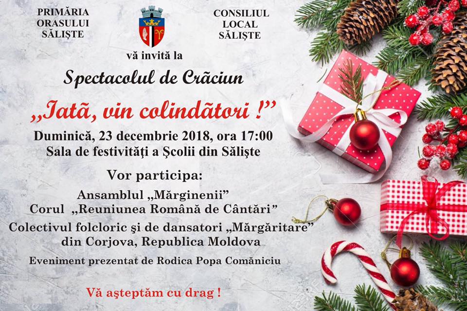Colindători, la Şcoala din Sălişte