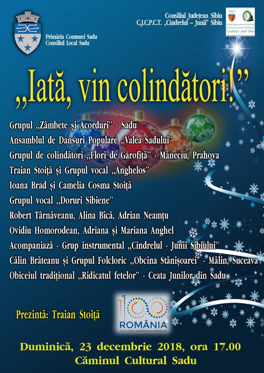 Concert de Colinde „Iată, vin colindători!”