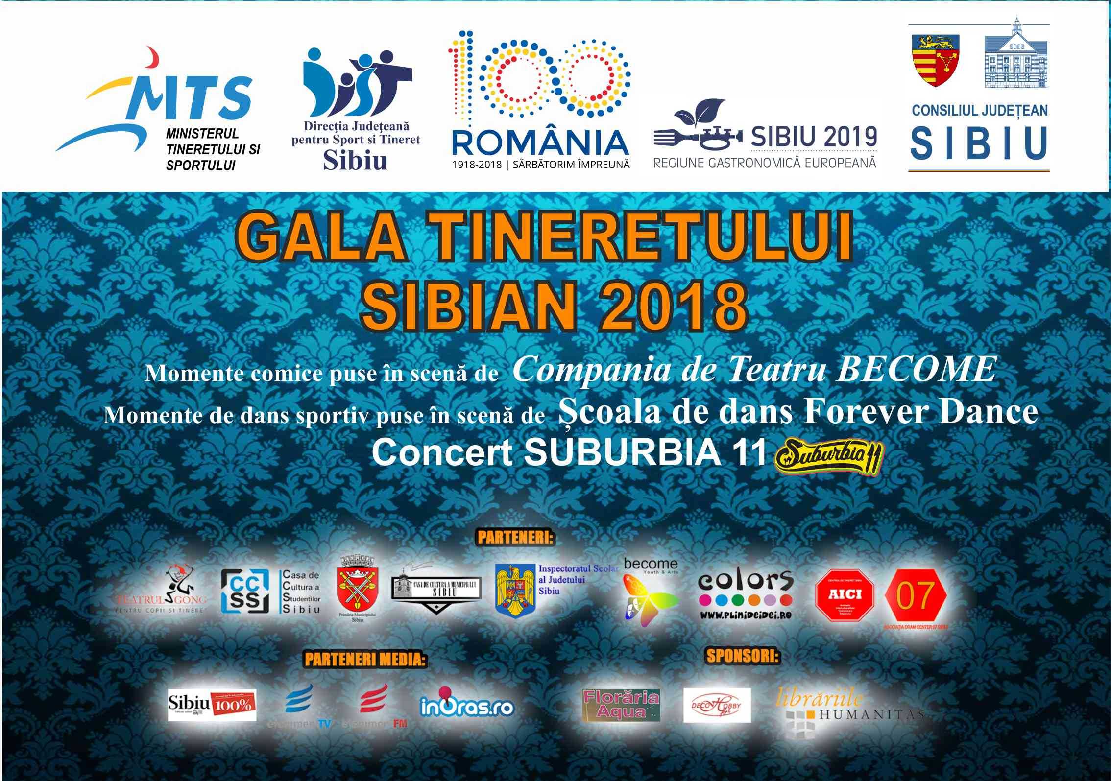 Astăzi: Gala Tineretului Sibian