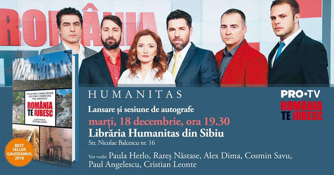 “România te iubesc” – Lansare la Sibiu