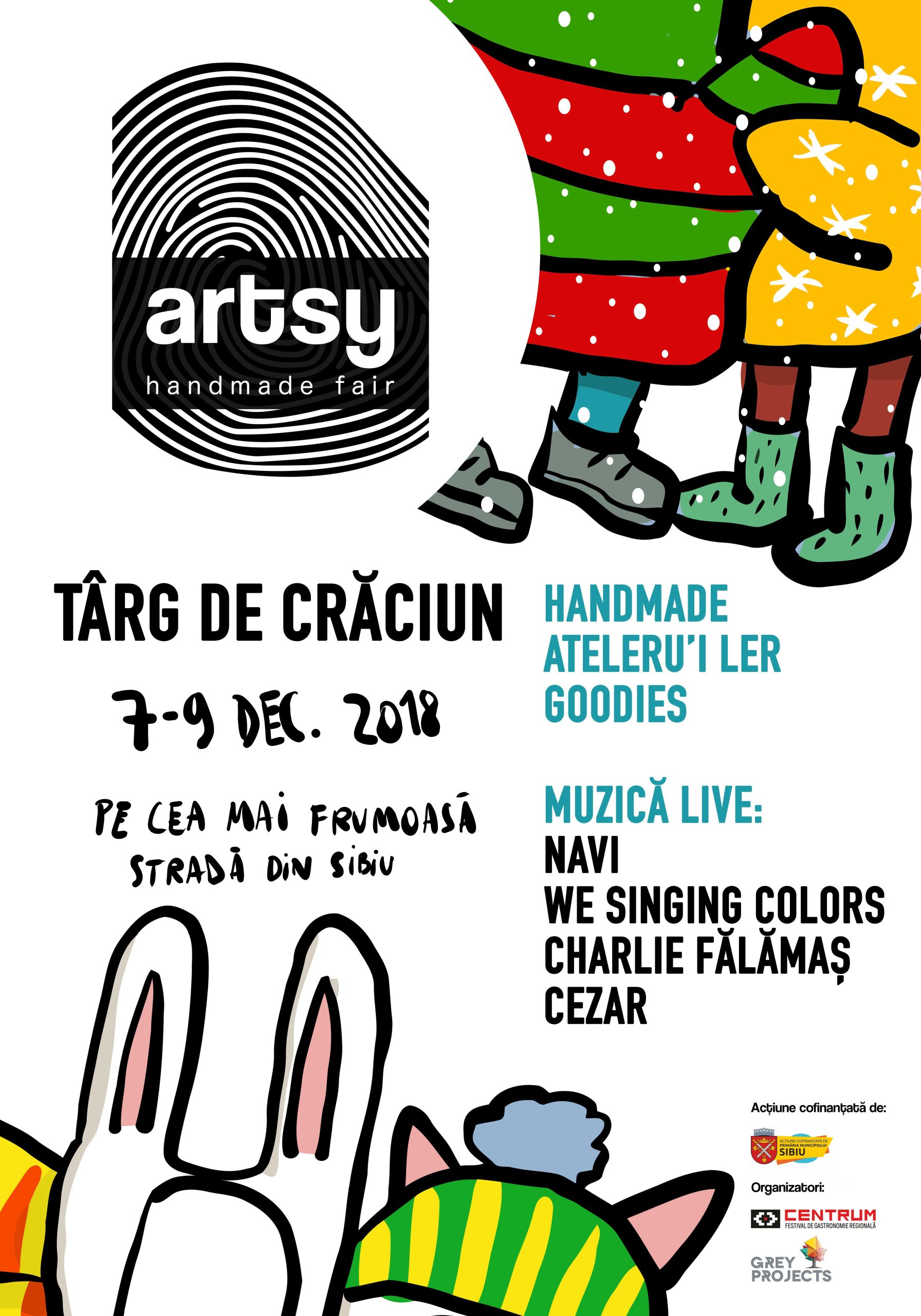 Artsy – Târg de Crăciun pe cea mai frumoasă stradă din Sibiu