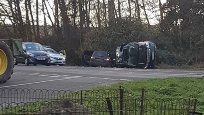Prinţul Philip, implicat într-un accident rutier la Sandringham